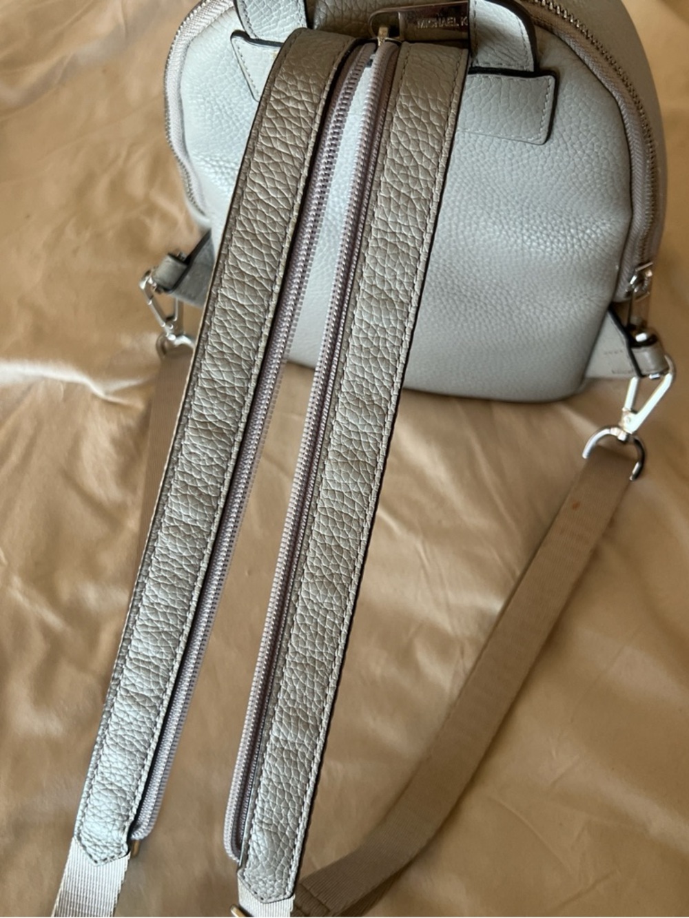 Michael Kors Mini Backpack Gray - Picture 3 of 6